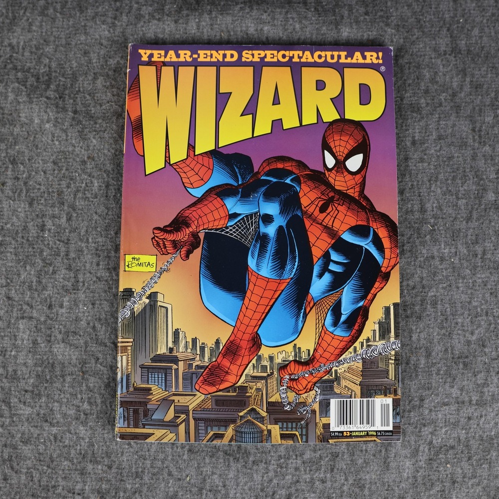 Vintage Wizard Comics Guide Year-End Spectacular 53 1996 Spider-Man Price Guide